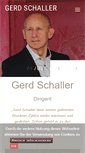 Mobile Screenshot of gerd-schaller.com