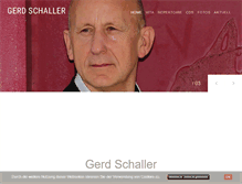 Tablet Screenshot of gerd-schaller.com